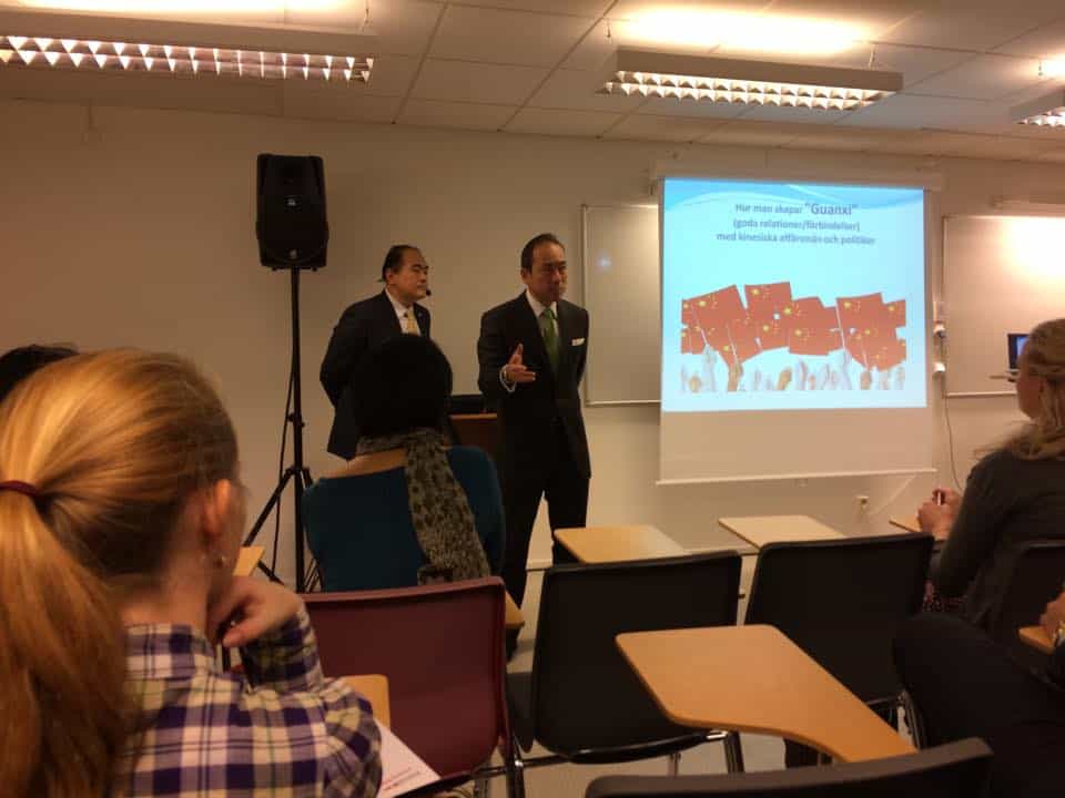 Kina Seminarie med svensk kinesiska förening i Göteborg nov 2014